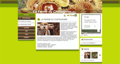 Desktop Screenshot of ferme-du-chataignier.com