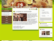 Tablet Screenshot of ferme-du-chataignier.com